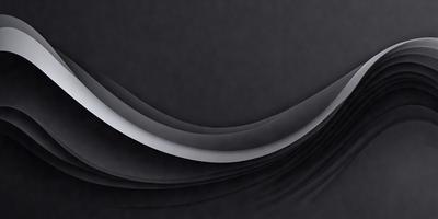 The primary subject of the image is a black and white photograph of a curved surface, possibly a wall or a piece of art. The setting is a dark room, and the visual style appears to be a combination of a photo and a drawing. The colors and mood of the image are predominantly dark and moody, with the black and white color scheme adding to the dramatic atmosphere.