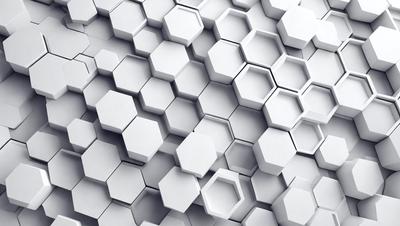 The primary subject of the image is a white hexagonal pattern, which is the main object, scene, or focus of the image. The setting or background is a white surface, which could be a wall or a patterned background. The visual style of the image is a close-up of the hexagonal pattern, which gives it a detailed and intricate appearance. The colors and mood of the image are predominantly white, creating a clean and minimalist atmosphere.