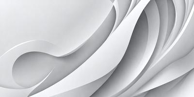 The primary subject of the image is a white paper with a pattern of swirls and curves. The setting is a white background, which creates a clean and minimalist appearance. The visual style is a combination of digital art and illustration, as the paper appears to be a digital creation. The colors and mood of the image are predominantly white, giving it a calm and serene atmosphere.