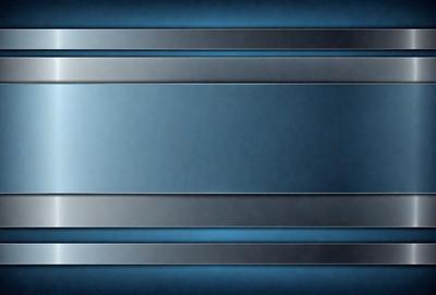 The primary subject of the image is a blue background with a silver border. The setting is a dark room, and the visual style is a digital art or illustration. The dominant colors are blue and silver, creating a calm and serene atmosphere.