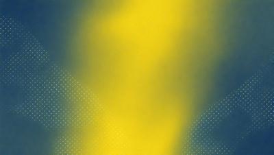The primary subject of the image is a yellow light, which appears to be a bright spot in a dark blue background. The setting is a night sky, and the visual style is a combination of a photo and a digital artwork. The colors and mood of the image are predominantly dark and moody, with the bright yellow light standing out against the blue background.