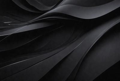 The primary subject of the image is a black and white photo of a swirling pattern, which appears to be a close-up of a black and white background. The setting is a dark background, and the visual style is a black and white photo. The dominant colors are black and white, and the overall atmosphere is dramatic and artistic.