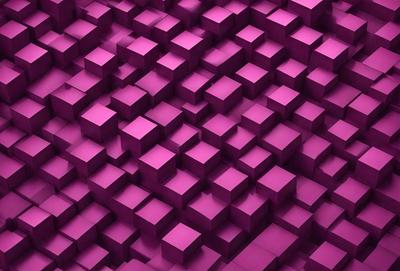 The primary subject of the image is a purple, pink, and white patterned surface. The setting is a purple background, and the visual style is a digital art or illustration. The dominant colors and overall atmosphere are a mix of purple and pink, creating a visually appealing and vibrant scene.