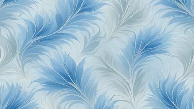 The primary subject of the image is a blue and white flowery pattern. The setting is a blue and white background, which creates a visually appealing contrast with the flowery pattern. The visual style of the image is a combination of digital art and illustration, as it features a detailed and intricate design. The dominant colors in the image are blue and white, which contribute to a calm and serene atmosphere.