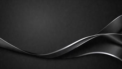 The primary subject of the image is a large, curved, and metallic design. The setting is a black background, which contrasts with the metallic design. The visual style appears to be a combination of digital art and illustration, creating a unique and eye-catching pattern. The colors and mood of the image are predominantly dark, with the metallic design providing a touch of sophistication and elegance.