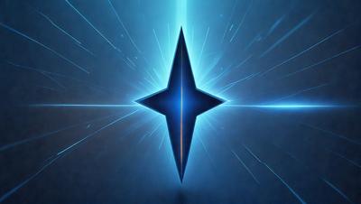 The primary subject of the image is a blue star, which is the main object, scene, or focus of the image. The setting or background features a blue and white sky, which adds to the overall atmosphere of the image. The visual style of the image is digital art, as it appears to be a digital illustration or drawing. The colors and mood of the image are predominantly blue and white, creating a sense of calmness and tranquility.