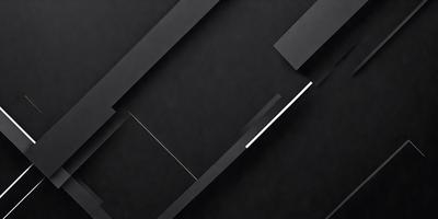 The primary subject of the image is a black and white geometric pattern. The setting is a black background, and the visual style appears to be a digital art or illustration. The dominant colors are black and white, creating a minimalist and modern atmosphere.