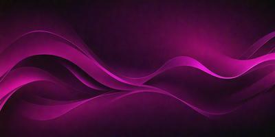 The primary subject of the image is a purple background with a flowing, swirling pattern. The setting is a dark, purple room, and the visual style is a digital art or illustration. The dominant colors and overall atmosphere are a mix of purple and pink, creating a sense of depth and intrigue.