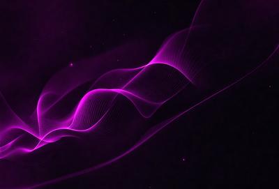 The primary subject of the image is a purple, swirling, and flowing pattern. The setting is a dark background, which contrasts with the vibrant purple color of the pattern. The visual style appears to be a digital art or illustration, as the pattern is intricate and detailed. The colors and mood of the image are predominantly purple, creating a sense of depth and a visually striking composition.