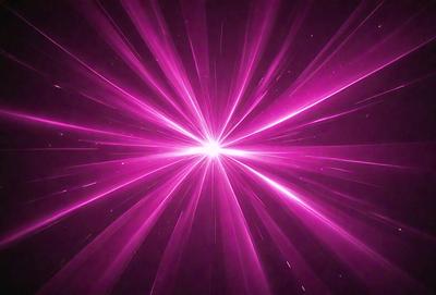 The primary subject of the image is a bright pink light, which appears to be a neon light or a light source. The light is surrounded by a purple background, creating a visually striking contrast. The visual style of the image is a close-up of the light source, emphasizing its vibrant color and unique appearance. The colors and mood of the image are predominantly pink and purple, giving it a lively and energetic atmosphere.