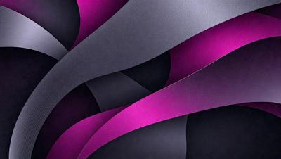 The primary subject of the image is a purple and black patterned fabric. The setting is a black and purple background, which creates a striking contrast with the fabric. The visual style is a combination of digital art and illustration, giving the image a modern and artistic appearance. The dominant colors are purple and black, creating a bold and striking mood.
