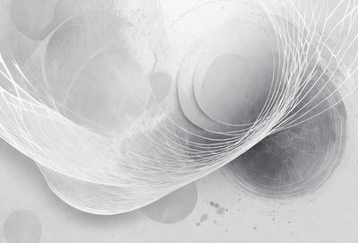 The primary subject of the image is a large, abstract, and colorful design. The setting is a white background, which provides a clean and minimalist appearance. The visual style is a combination of digital art and illustration, creating a unique and artistic representation. The colors and mood of the image are vibrant and energetic, with a focus on the interplay between the abstract shapes and the white background.