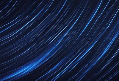 The primary subject of the image is a blue and white starry sky. The setting is a dark, star-filled night sky, with the stars creating a beautiful and serene atmosphere. The visual style is a photo, capturing the beauty of the night sky. The colors and mood are predominantly blue and white, with the blue stars and white background creating a sense of calmness and tranquility.