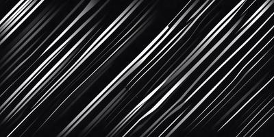 The primary subject of the image is a black and white striped pattern. The setting is a black background, and the visual style appears to be a digital art or illustration. The dominant colors are black and white, creating a bold and striking appearance. The overall atmosphere of the image is modern and minimalistic.