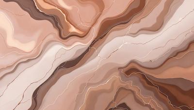 The primary subject of the image is a close-up of a marble-like surface, which appears to be a painting or drawing. The setting is a rocky, textured surface, possibly a wall or a piece of artwork. The visual style is a combination of realistic and artistic elements, creating a unique and intriguing appearance. The colors and mood of the image are predominantly earthy tones, such as brown, beige, and gray, which contribute to a natural and organic atmosphere.