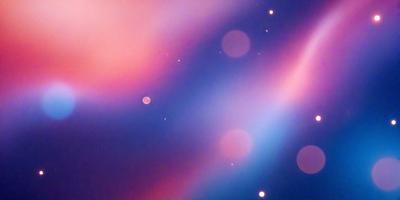 The primary subject of the image is a colorful, swirling, and vibrant background with a mix of pink, blue, and purple hues. The setting appears to be a night sky, with a few stars visible in the background. The visual style of the image is a combination of a photo and digital art, creating a unique and captivating atmosphere. The colors and mood of the image are lively and energetic, evoking a sense of wonder and exploration.