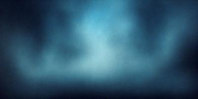 The primary subject of the image is a cloudy blue sky. The setting is a vast expanse of the sky, with no visible land or other objects. The visual style is a natural, outdoor scene, and the colors and mood are predominantly blue and calm.