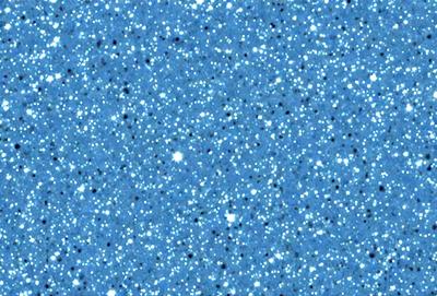 The primary subject of the image is a blue starry sky filled with bright stars. The setting is a dark, star-filled night sky, creating a sense of depth and mystery. The visual style is a realistic representation of the night sky, with the stars appearing as individual points of light. The colors and mood of the image are predominantly dark and serene, with the blue hue of the sky and the brightness of the stars creating a sense of wonder and awe.