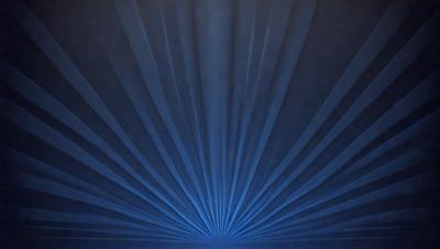 The primary subject of the image is a blue light, which appears to be a light source or a blue background. The setting is a dark room, and the visual style is a digital art or illustration. The dominant colors are blue and black, creating a calm and serene atmosphere.