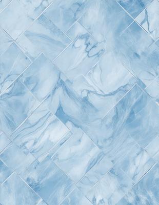 The primary subject of the image is a blue and white tile pattern. The setting is a blue and white tiled surface, which serves as the background. The visual style is a pattern, and the colors and mood are predominantly blue and white, creating a clean and modern atmosphere.