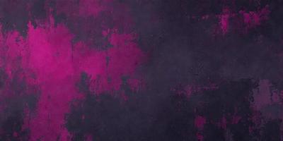 The primary subject of the image is a purple wall with a pinkish hue. The setting is a dark room, and the visual style appears to be a combination of a photo and a digital art or illustration. The dominant colors are purple and pink, creating a moody and somewhat mysterious atmosphere.