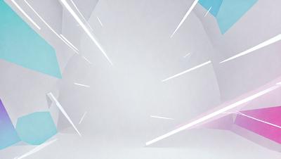The primary subject of the image is a white background with a few brightly colored lines. The setting is a white surface, and the visual style appears to be a digital art or illustration. The colors and mood of the image are vibrant and lively, with the bright lines adding a sense of energy and movement to the scene.