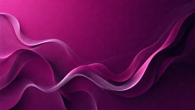 The primary subject of the image is a purple background with a wave-like pattern. The setting is a purple wall, and the visual style is a digital art or illustration. The dominant colors are purple and pink, creating a calm and soothing atmosphere.