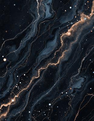 The primary subject of the image is a black and white photo of a swirling, flowing pattern, possibly resembling a galaxy or a waterfall. The setting is a dark background, which contrasts with the swirling pattern. The visual style is a black and white photo, giving it a classic and timeless appearance. The colors and mood of the image are predominantly dark and moody, with the swirling pattern providing a sense of movement and depth.