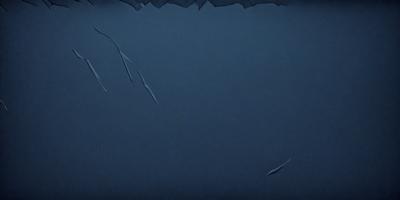 The primary subject of the image is a blue background with a few white lines. The setting is a dark room, and the visual style appears to be a digital art or illustration. The colors are predominantly blue and white, creating a calm and serene atmosphere.