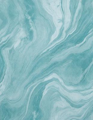 The primary subject of the image is a blue and white marbled tile. The setting is a bathroom, as the tile is placed on a wall. The visual style is a close-up of the tile, showcasing its intricate design. The dominant colors are blue and white, creating a calm and soothing atmosphere.