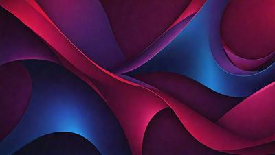 The primary subject of the image is a purple and pink abstract art piece. The setting is a dark background, which contrasts with the vibrant colors of the artwork. The visual style appears to be a combination of digital art and illustration, creating a unique and eye-catching design. The dominant colors in the artwork are purple and pink, which evoke a sense of warmth and creativity.