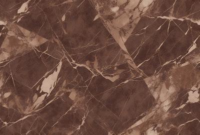 The primary subject of the image is a marble tile with a brown and white pattern. The setting is a bathroom, as indicated by the presence of a marble floor. The visual style is a close-up of the marble tile, showcasing its intricate design. The colors and mood of the image are warm and earthy, with the brown and white pattern adding a touch of sophistication and elegance.