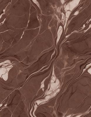 The image features a marbled surface with a brown and white color scheme. The primary subject is a close-up of the marbled surface, showcasing its intricate patterns and textures. The setting is a natural environment, possibly a stone or rock formation. The visual style is a close-up of the marbled surface, emphasizing its unique and beautiful appearance. The colors and mood of the image are warm and earthy, evoking a sense of natural beauty and serenity.