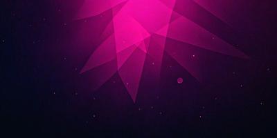 The primary subject of the image is a pink and purple geometric pattern. The setting is a dark background, which contrasts with the bright colors of the pattern. The visual style is a digital art or illustration, creating a unique and eye-catching design. The dominant colors are pink and purple, giving the image a vibrant and lively atmosphere.