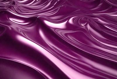 The primary subject of the image is a purple liquid, which appears to be a viscous substance. The setting is a purple surface, possibly a wall or a background, which complements the purple liquid. The visual style of the image is a close-up of the purple liquid, showcasing its texture and color. The dominant colors in the image are purple, which creates a calm and soothing atmosphere.