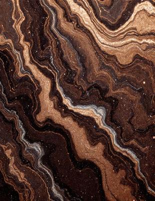 The primary subject of the image is a close-up of a rock formation, possibly a piece of marble or a stone wall. The setting is a natural environment, with the rock formation being the main focus of the image. The visual style appears to be a close-up of the rock formation, showcasing its intricate details. The colors and mood of the image are predominantly dark, with the rock formation being the main source of light and contrast.