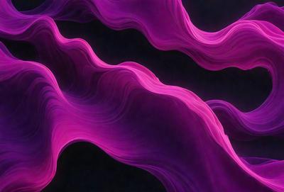The primary subject of the image is a purple, swirling pattern. The setting is a dark background, which contrasts with the vibrant purple color of the pattern. The visual style appears to be a digital art or illustration, as the pattern is intricately detailed and the colors are rich and saturated. The overall atmosphere of the image is one of depth and complexity, with the purple swirls creating a visually striking and engaging scene.