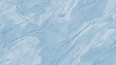 The primary subject of the image is a blue marble tile. The setting is a blue marble wall, which serves as the background. The visual style is a close-up of the tile, showcasing its texture and color. The dominant colors are blue and white, creating a calm and serene atmosphere.