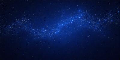 The primary subject of the image is a beautiful night sky filled with stars. The setting is a dark, star-filled sky, and the visual style is a photo. The colors and mood of the image are predominantly dark and serene, with the stars providing a sense of wonder and tranquility.