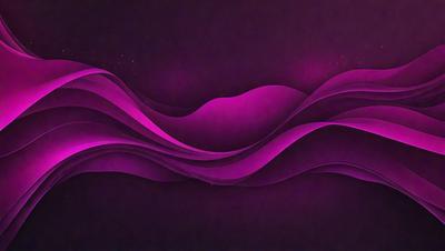 The primary subject of the image is a purple wave, which is the main focus of the scene. The wave is depicted in a digital art style, giving it a unique and visually appealing appearance. The setting is a dark background, which contrasts with the vibrant purple wave, creating a striking visual effect. The overall atmosphere of the image is one of beauty and artistic expression.