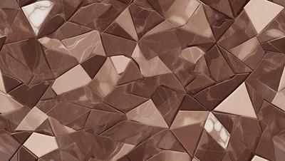 The primary subject of the image is a close-up of a marble tile pattern. The setting is a brown marble surface, which adds a natural and earthy tone to the scene. The visual style is a combination of a photo and a digital art, as the marble tile pattern is displayed in a visually appealing manner. The colors and mood of the image are predominantly brown and earthy, creating a warm and natural atmosphere.
