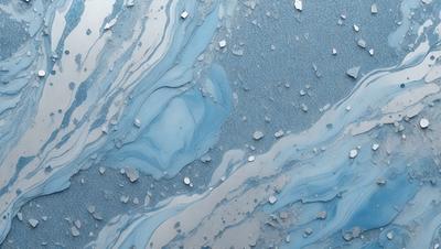 The primary subject of the image is a blue and white ocean wave. The setting is the ocean, with the wave crashing on the surface. The visual style is a photo of the ocean, capturing the beauty of the natural environment. The dominant colors are blue and white, creating a serene and calming atmosphere.