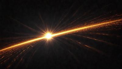 The primary subject of the image is a bright, yellow light source, which appears to be a sun or a light bulb. The light source is located in the center of the image, and it is surrounded by a dark background. The visual style of the image is a close-up of the light source, with a focus on its brightness and intensity. The colors and mood of the image are predominantly yellow and warm, creating a sense of energy and vibrancy.