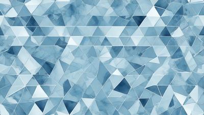 The primary subject of the image is a blue and white patterned surface, which appears to be a wall or a piece of art. The setting is a room with a blue and white color scheme. The visual style is a combination of digital art and illustration, creating a unique and eye-catching design. The colors and mood of the image are predominantly blue and white, giving it a calm and serene atmosphere.