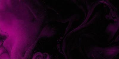 The primary subject of the image is a close-up of a purple background with a black and white pattern. The setting appears to be a dark room, and the visual style is a combination of digital art and illustration. The dominant colors are purple and black, creating a moody and mysterious atmosphere.