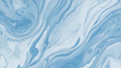 The primary subject of the image is a blue and white swirling pattern, which appears to be a painting or a digital artwork. The setting is a blue and white background, which complements the swirling pattern. The visual style is a combination of painting and digital art, creating a unique and eye-catching design. The colors and mood of the image are predominantly blue and white, giving it a calm and soothing atmosphere.