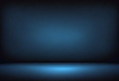 The primary subject of the image is a blue wall with a blue background. The setting is a dark room, and the visual style is a photo. The dominant colors and overall atmosphere are blue and dark, creating a moody and mysterious ambiance.