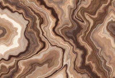 The primary subject of the image is a close-up of a wooden surface, possibly a piece of wood or a wooden table. The setting is a room with a wooden floor, and the visual style appears to be a close-up of the wooden surface. The colors and mood of the image are predominantly brown, giving it a warm and natural atmosphere.