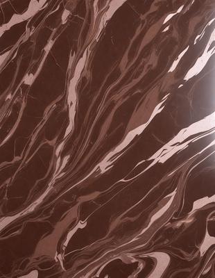 The primary subject of the image is a marble countertop with a brown and white pattern. The setting is a kitchen, and the visual style is a close-up of the marble countertop. The colors and mood of the image are warm and natural, with the brown and white marble creating a sense of elegance and sophistication.
