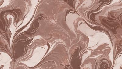 The image features a marbled pattern with a brown and white color scheme. The primary subject is a close-up of the marbled pattern, showcasing the intricate details and textures. The setting is a wall or a surface with the marbled pattern, which serves as the background. The visual style is a close-up of the marbled pattern, emphasizing the artistic and textured nature of the design. The colors and mood convey a sense of sophistication and elegance, as the brown and white colors